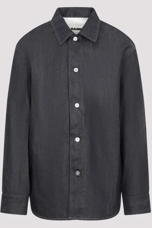 Jil Sander Cotton Denim Shirt L
