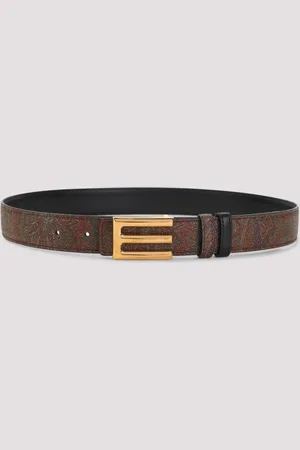 Etro Logo Buckle Belt