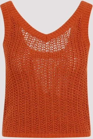 Max Mara Arrigo Crochet Top L