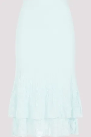Bottega Veneta Cotton Midi Skirt M