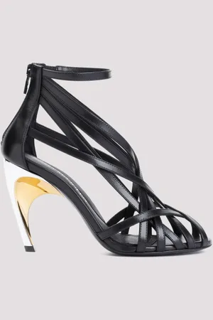 Alexander McQueen Armadillo Strappy Sandals +