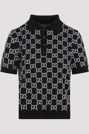 Gucci Gg Knit Polo M