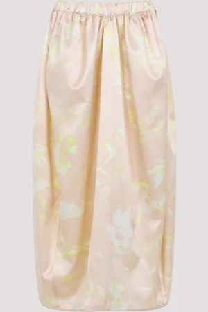Fabiana Filippi Silk Midi Skirt