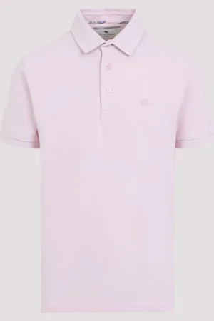 Etro Roma Printed Undercollar Polo L