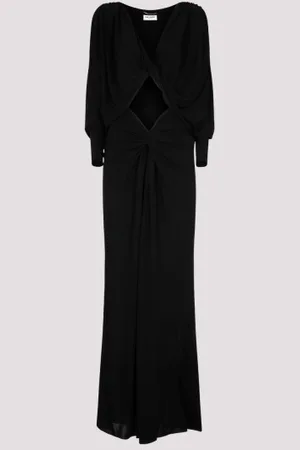 Saint Laurent Long Cut Out Dress