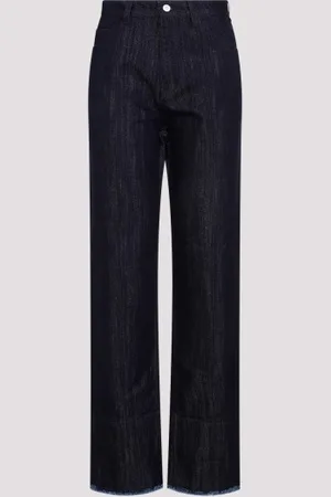 Victoria Beckham Cropped High Waist Tapered Jeans