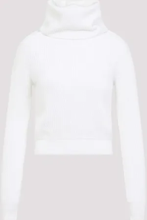Alaïa Alaïa Hooded Long Sleeves Top