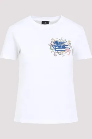 Etro Pegaso Logo T-shirt S