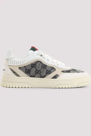 Gucci Re-web Trainer In Original Gg Canvas