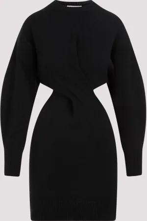 Alexander McQueen Wool Mini Dress Xs