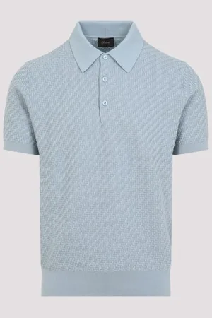 BRIONI Cotton And Silk Polo