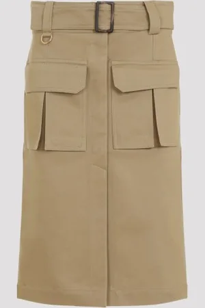 Chloé Chloe Cargo Midi Skirt
