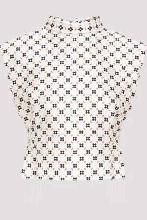 Lanvin Cropped Sleeveless Top