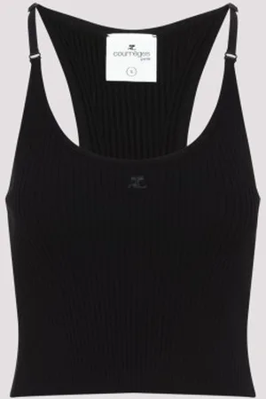 Courrèges Scuba Rib Knit Tank Top M