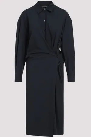 LEMAIRE Straight Collar Twisted Dress