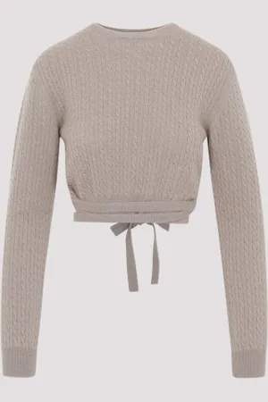 Patou Curve Link Cropped Jumper L