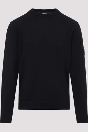 C.P. Company Sea Island Crew Neck Lens Knit Pullover S