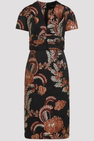 Etro Jacquard Midi Dress