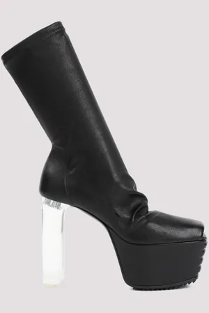 Rick Owens Grill Stretch Peeptoe Boots