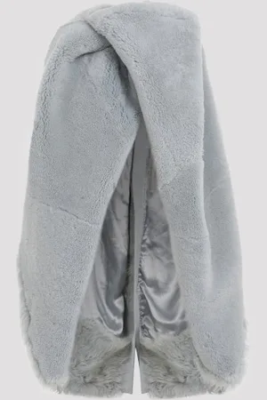Rick Owens Short Masto Shearling Cape