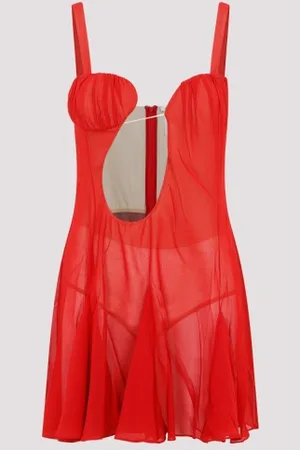 Nensi Dojaka Asymmetrical Panel Godet Mini Dress S