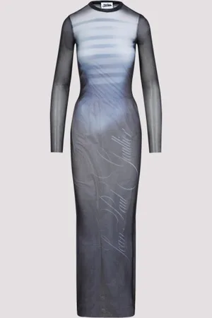 Jean Paul Gaultier Le Mâle Crewneck Maxi Dress Xs