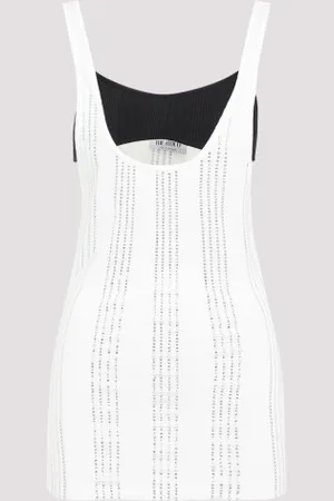 The Attico Flat Ribbed Jersey Tank Top