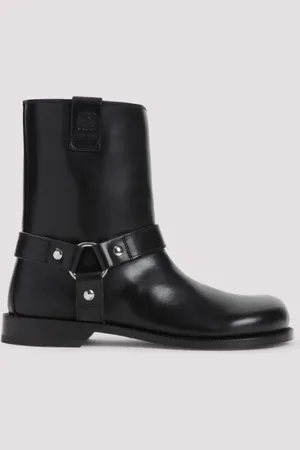 Loewe Campo Biker Shearling Boots