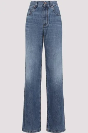 Brunello Cucinelli Wide Leg Jeans