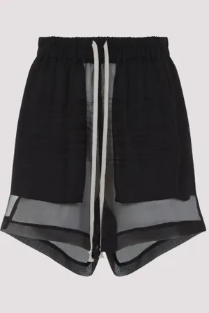 Rick Owens Silk Shorts