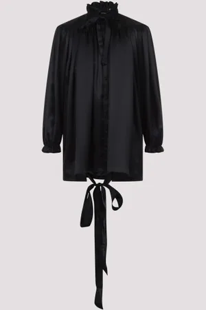 Balenciaga Lace Up Blouse