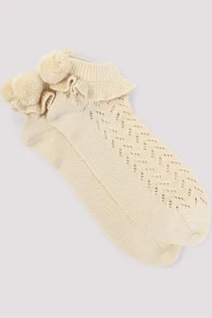 VALENTINO Pom Pom Socks S/m