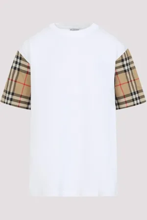 Burberry Carrick Short Sleeves Check T-shirt Xs