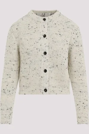 Bottega Veneta Wool Ribbed Cardigan M