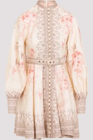 ZIMMERMANN Illuminate Buttoned Mini Dress