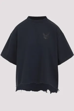 Balenciaga Ss Cropped T-shirt 1