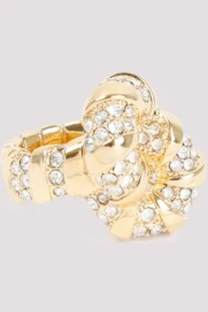 Lanvin Rhinestone Melodie Ring 1