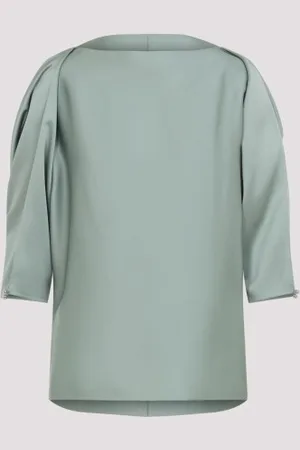 Lanvin Open Sleeve Blouse