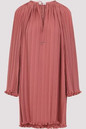 Lanvin Pleated Mini Dress