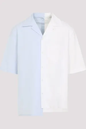 Lanvin Bicolor Asymmetric Shirt