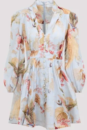 ZIMMERMANN Ascension Plunge Mini Dress 1