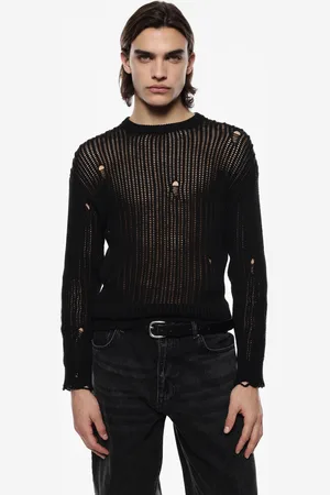 Imperial Maglione traforato a maniche lunghe