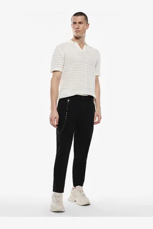 Imperial Pantaloni slim fit con catena