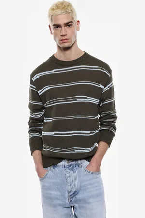 Imperial Pullover a righe con collo tondo