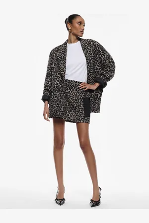 Imperial Gonna corta stampa animalier