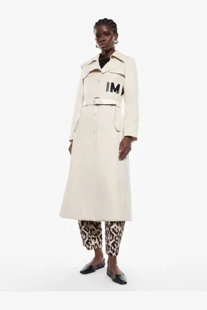 Imperial Trench lungo con bottoni e stampa logo
