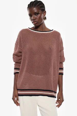 Imperial Pullover traforato con maniche lunghe