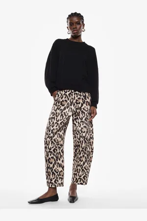 Imperial Pantaloni ampi stampa audace