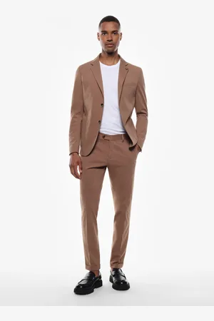 Imperial Pantaloni slim-fit a tinta unita