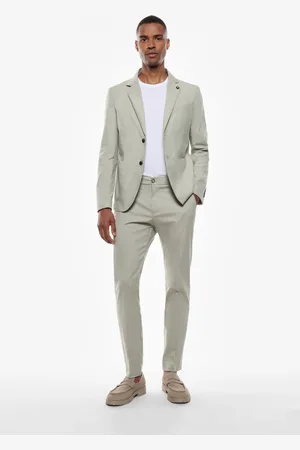 Imperial Pantaloni slim-fit a tinta unita